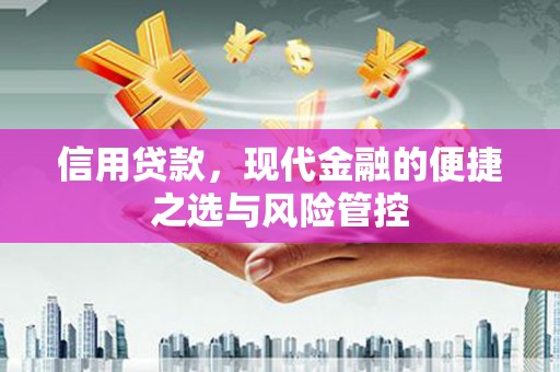 安溪信用贷款，现代金融的便捷之选与风险管控