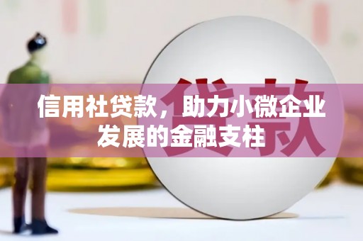 安溪信用社贷款，助力小微企业发展的金融支柱