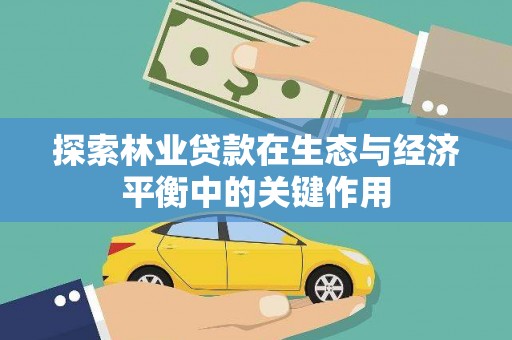 安溪探索林业贷款在生态与经济平衡中的关键作用