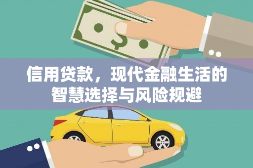 安溪信用贷款，现代金融生活的智慧选择与风险规避