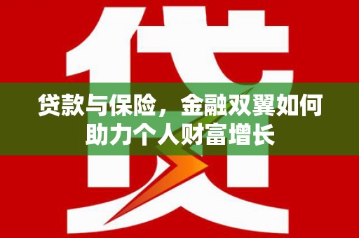 安溪贷款与保险，金融双翼如何助力个人财富增长