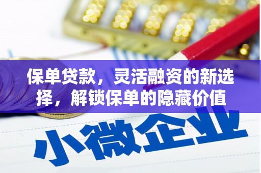 安溪保单贷款，灵活融资的新选择，解锁保单的隐藏价值