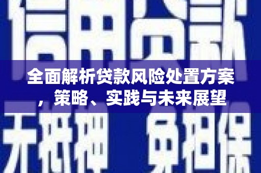 安溪全面解析贷款风险处置方案，策略、实践与未来展望