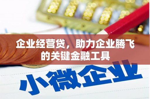 安溪企业经营贷，助力企业腾飞的关键金融工具