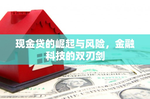 安溪现金贷的崛起与风险，金融科技的双刃剑