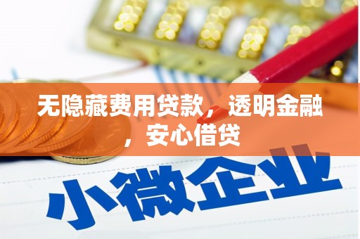 安溪无隐藏费用贷款，透明金融，安心借贷