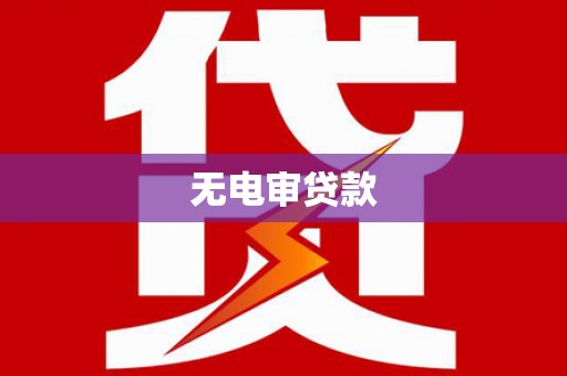 安溪无电审贷款
