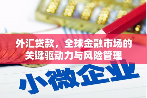 安溪外汇贷款，全球金融市场的关键驱动力与风险管理