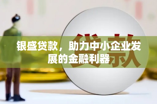 安溪银盛贷款，助力中小企业发展的金融利器
