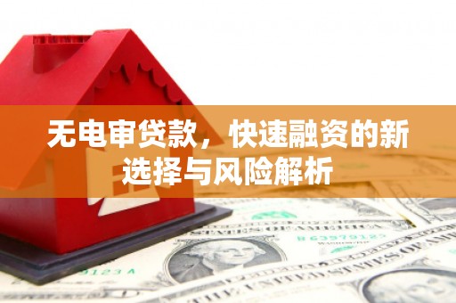 安溪无电审贷款，快速融资的新选择与风险解析