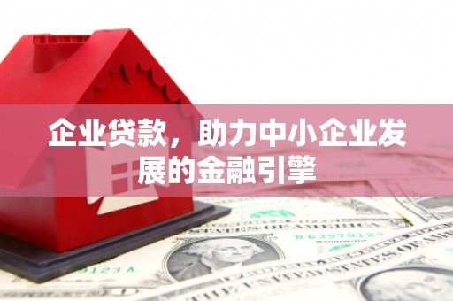 安溪企业贷款，助力中小企业发展的金融引擎