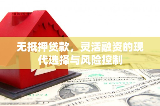 安溪无抵押贷款，灵活融资的现代选择与风险控制