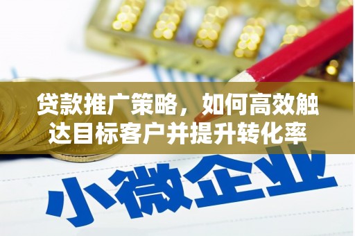 安溪贷款推广策略，如何高效触达目标客户并提升转化率