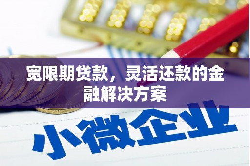 安溪宽限期贷款，灵活还款的金融解决方案