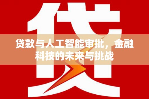 安溪贷款与人工智能审批，金融科技的未来与挑战