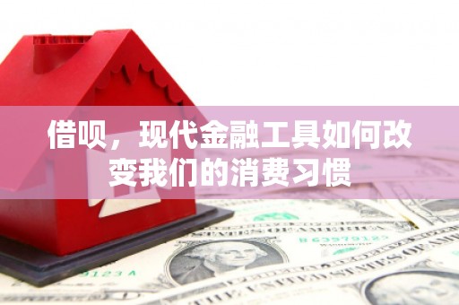 安溪借呗，现代金融工具如何改变我们的消费习惯