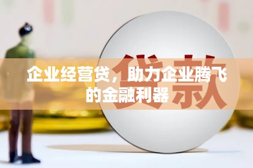 安溪企业经营贷，助力企业腾飞的金融利器
