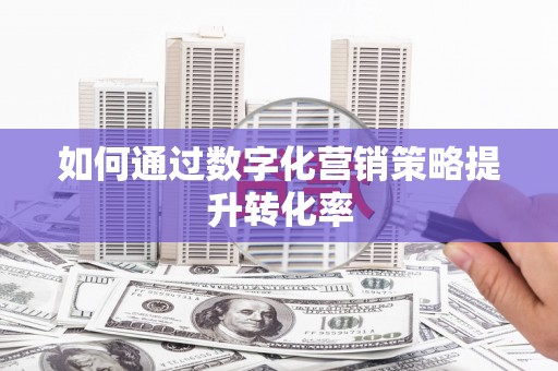 安溪如何通过数字化营销策略提升转化率