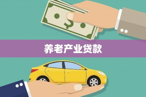 安溪养老产业贷款
