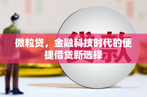 安溪微粒贷，金融科技时代的便捷借贷新选择