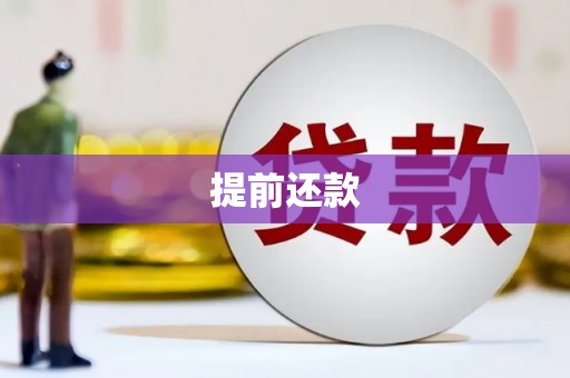 安溪提前还款