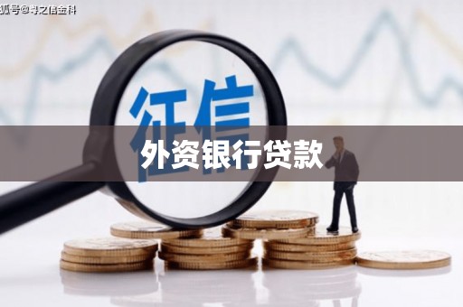安溪外资银行贷款