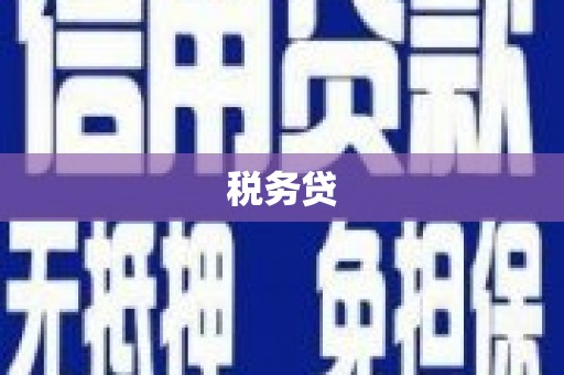 安溪税务贷