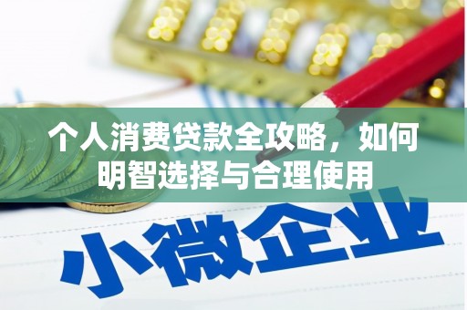 安溪个人消费贷款全攻略，如何明智选择与合理使用
