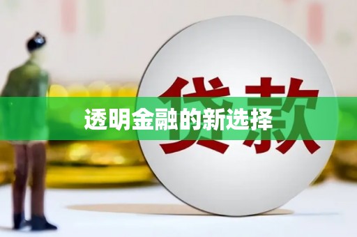 安溪透明金融的新选择